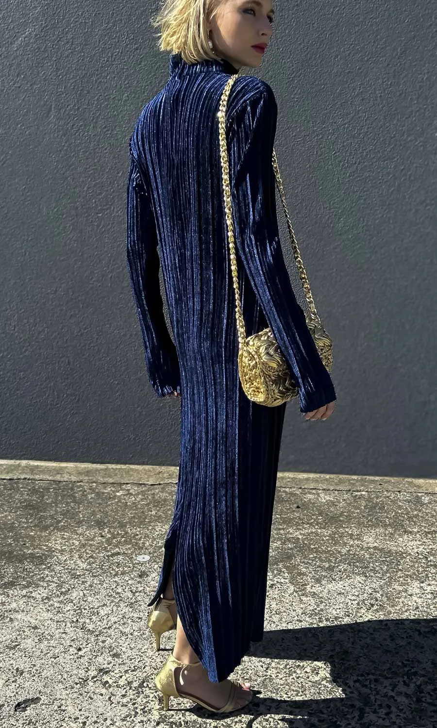 Sabina Musayev  Velvet Lattice Dress