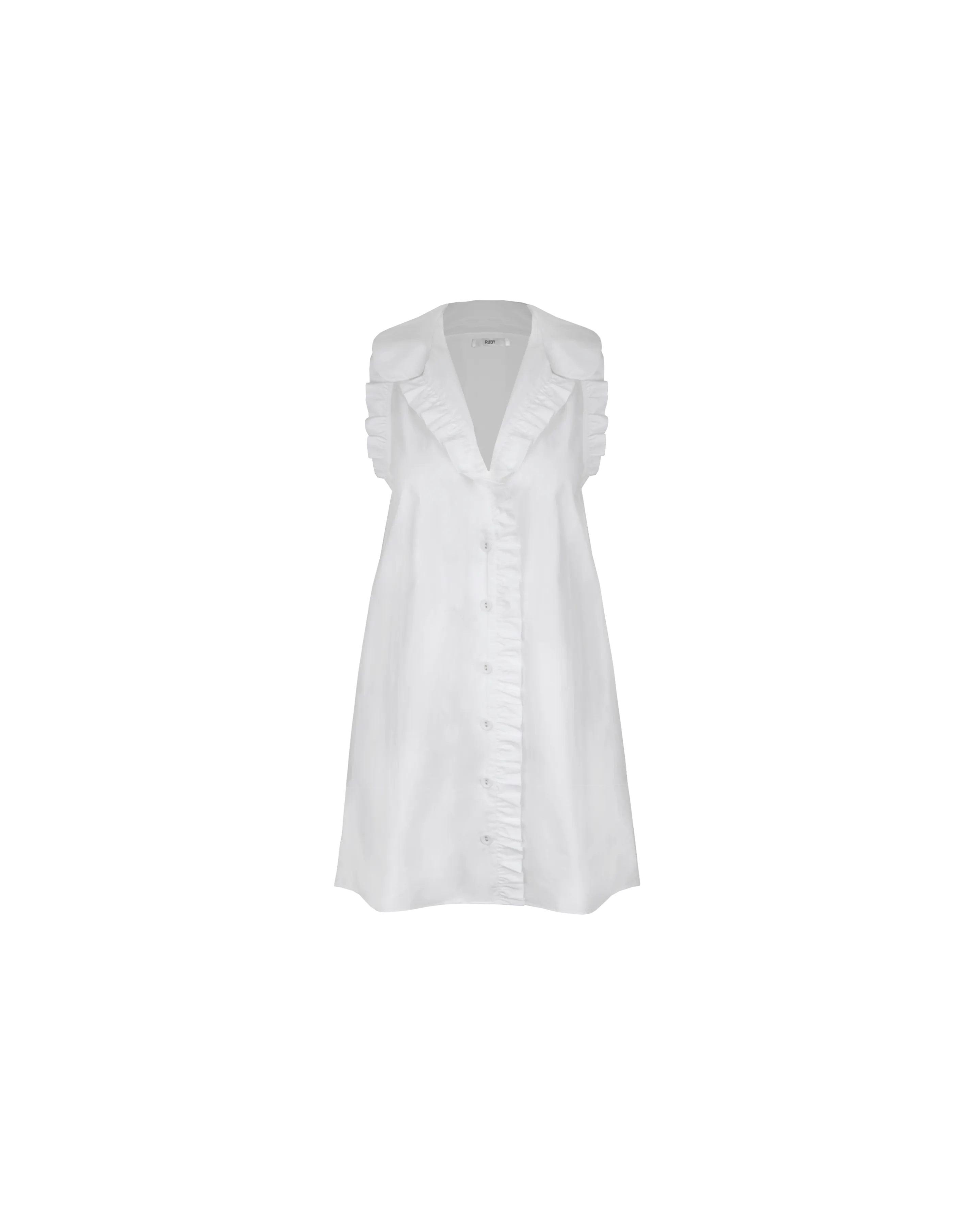 SANDLER MINI DRESS WHITE