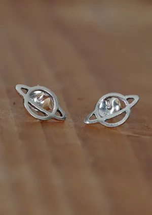 Saturn Silver Studs