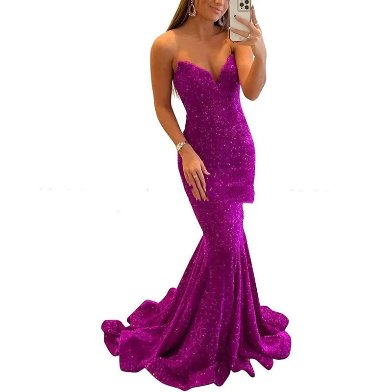 Sequin Evening Dress for Women