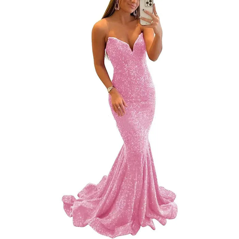Sequin Evening Dress for Women