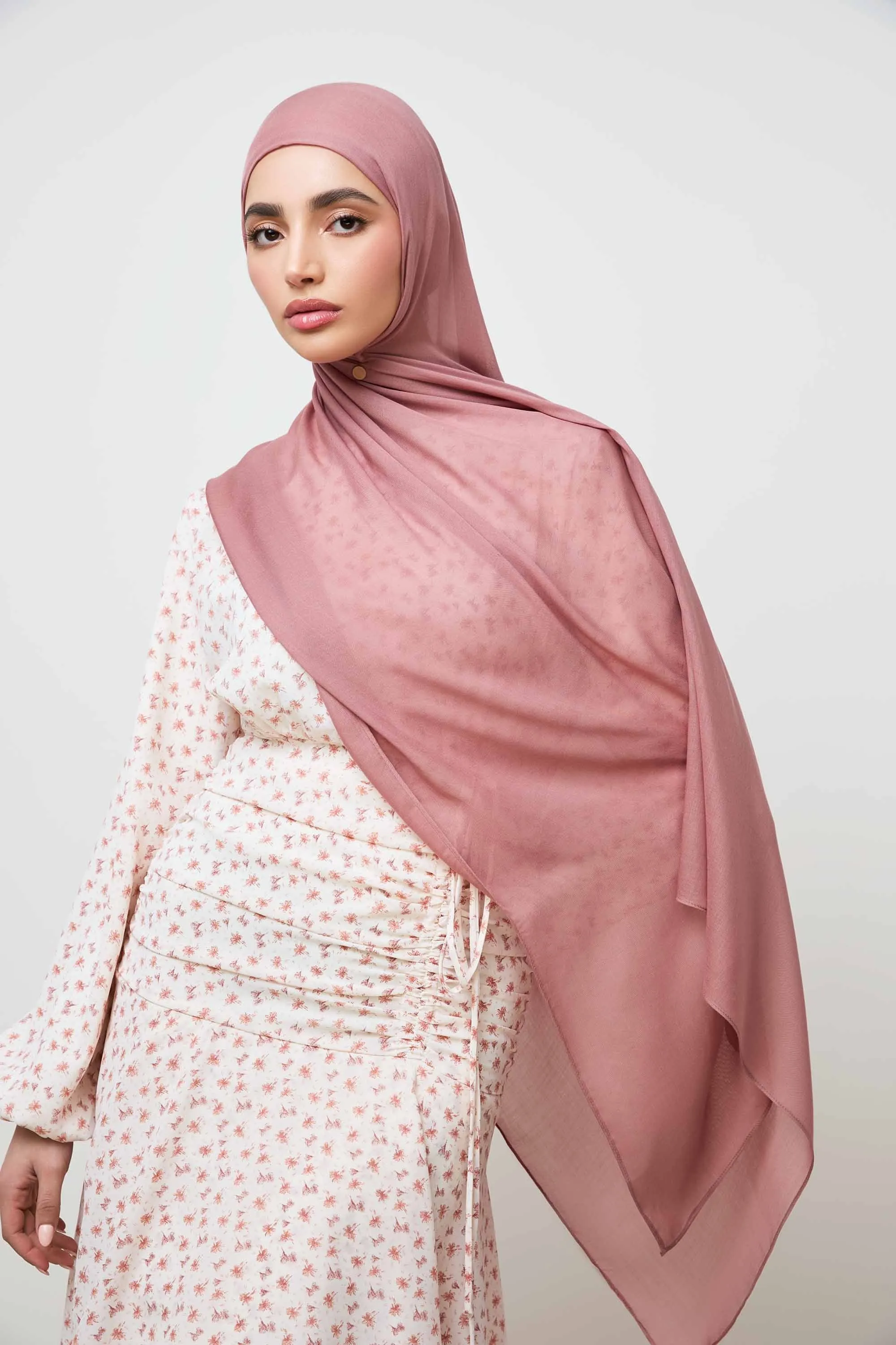 Signature Modal Hijab - Burlwood