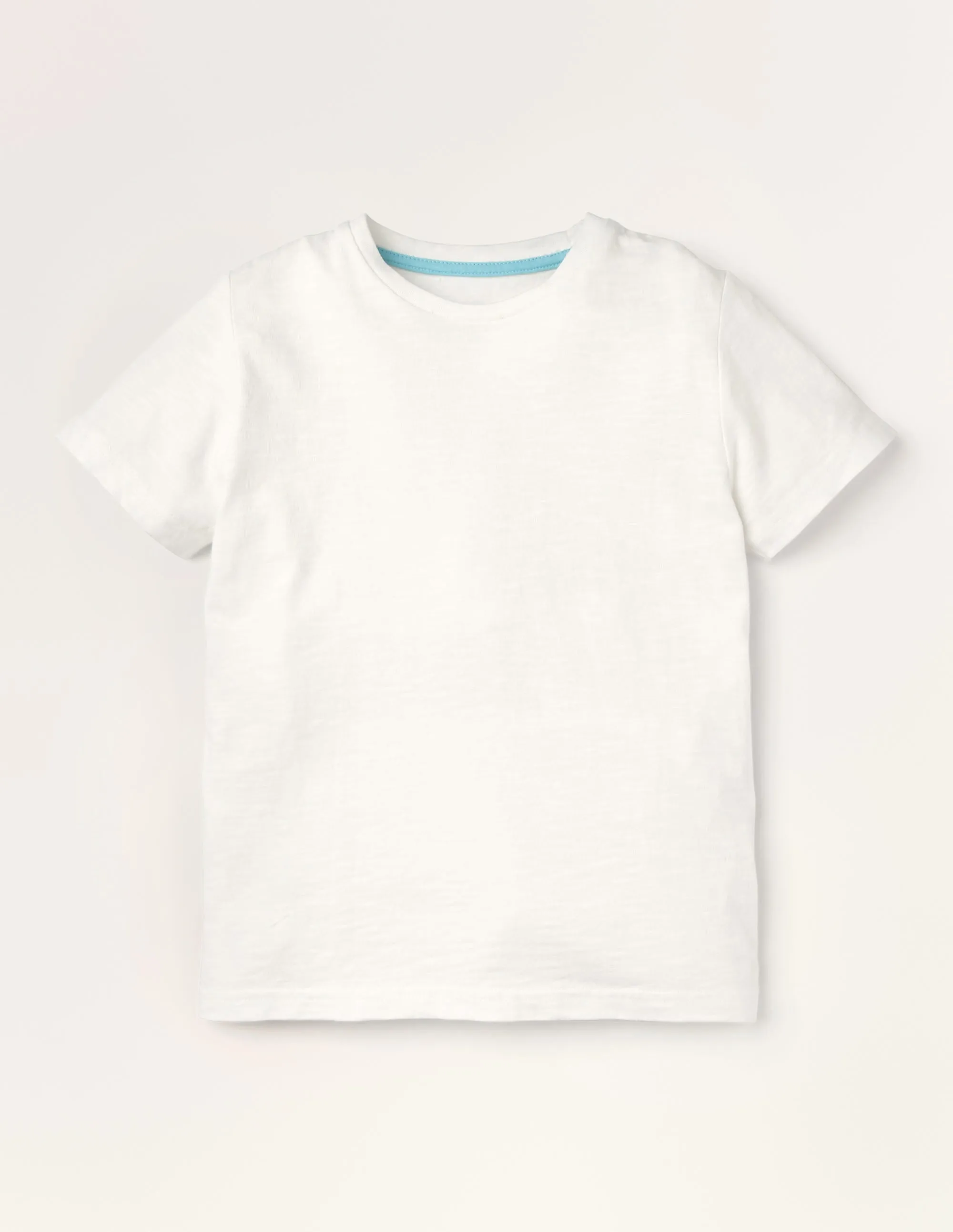 Slub Washed T-shirt-White
