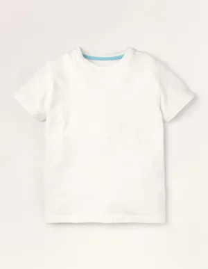 Slub Washed T-shirt-White