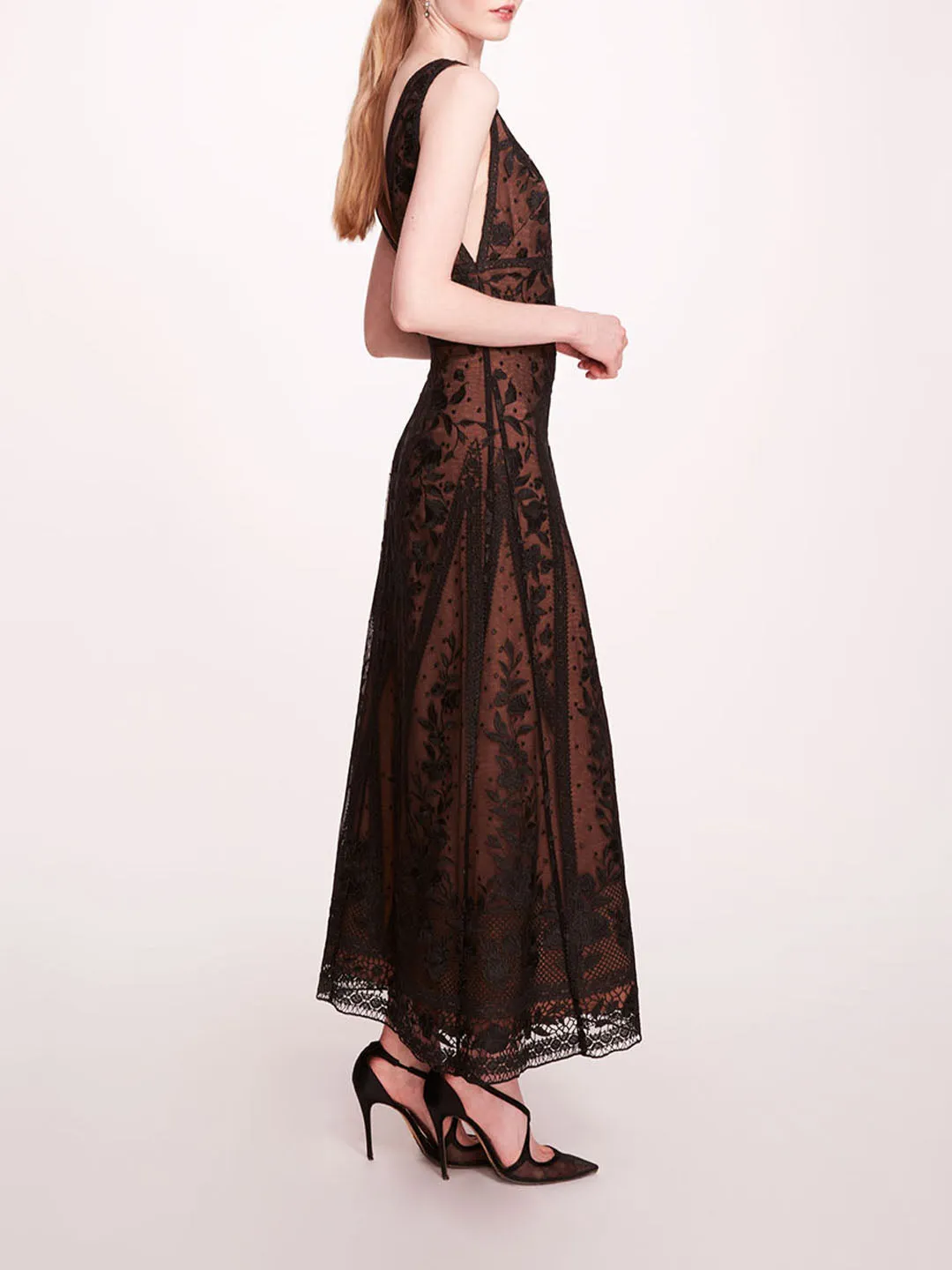 Spear Garden Midi Dress