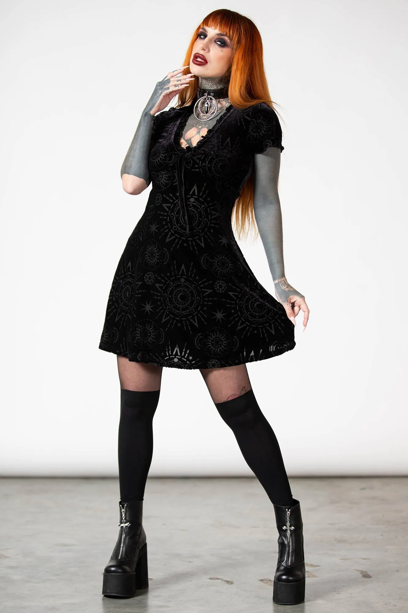Spiritual Chant Burnout Dress