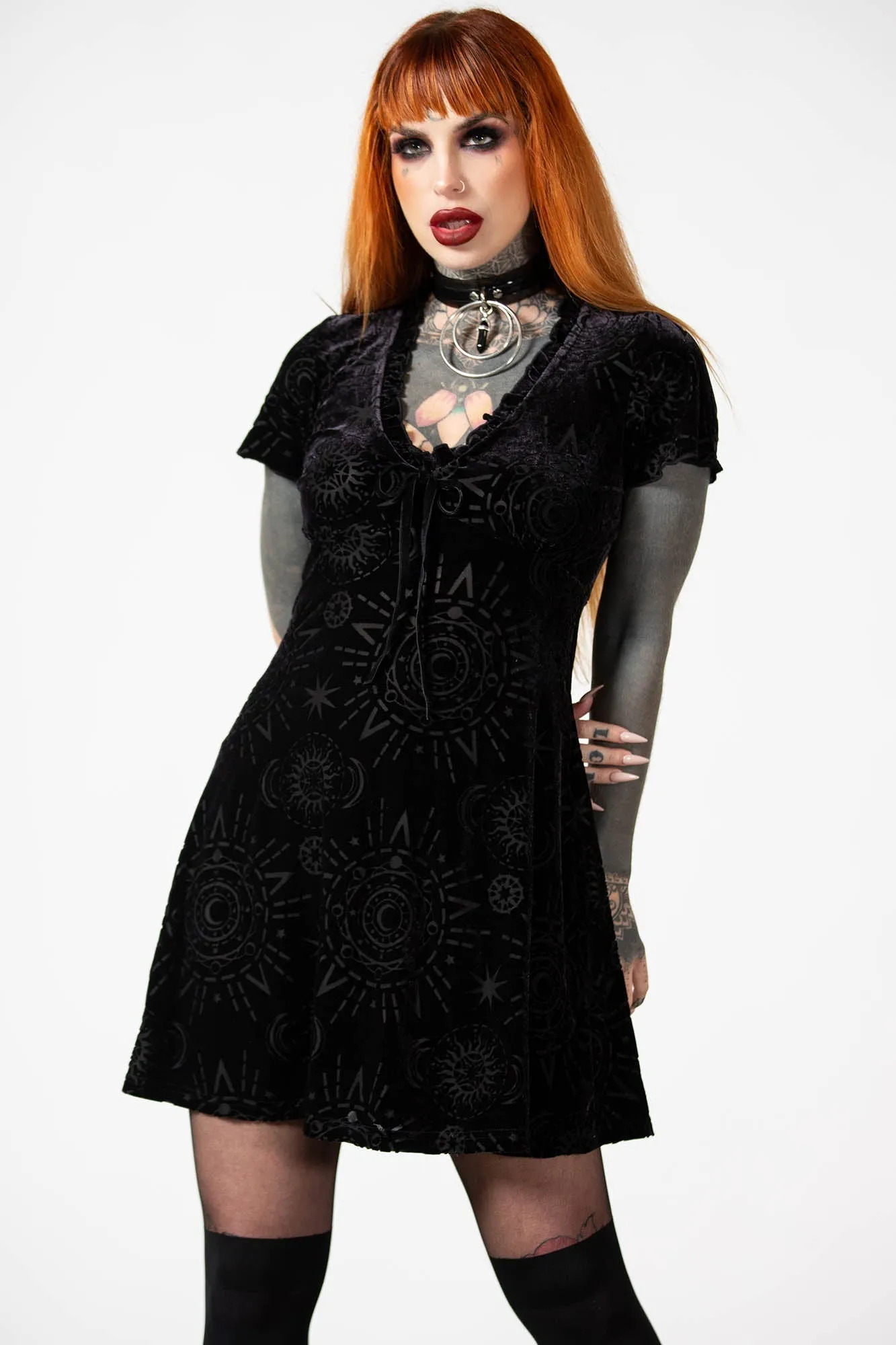 Spiritual Chant Burnout Dress