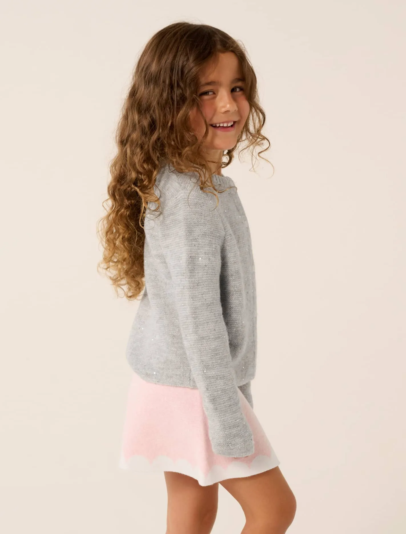 Stine Girls Sequin Cardigan