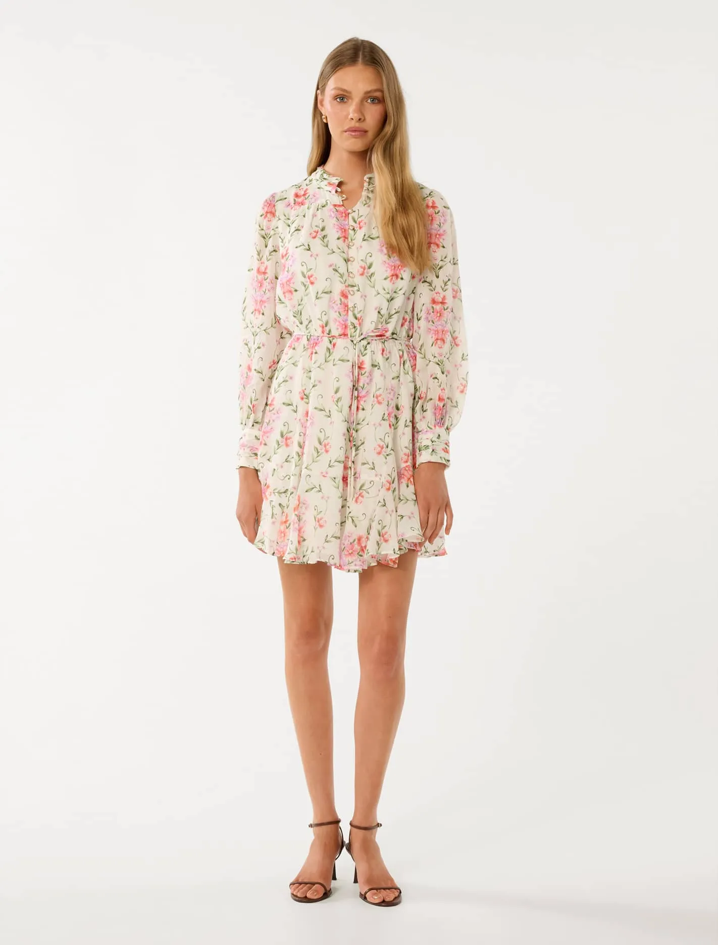 Tina Long Sleeved Mini Dress
