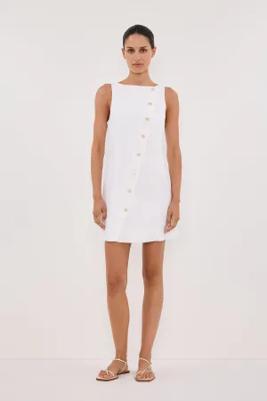 TOMMY WHITE LINEN MINI DRESS