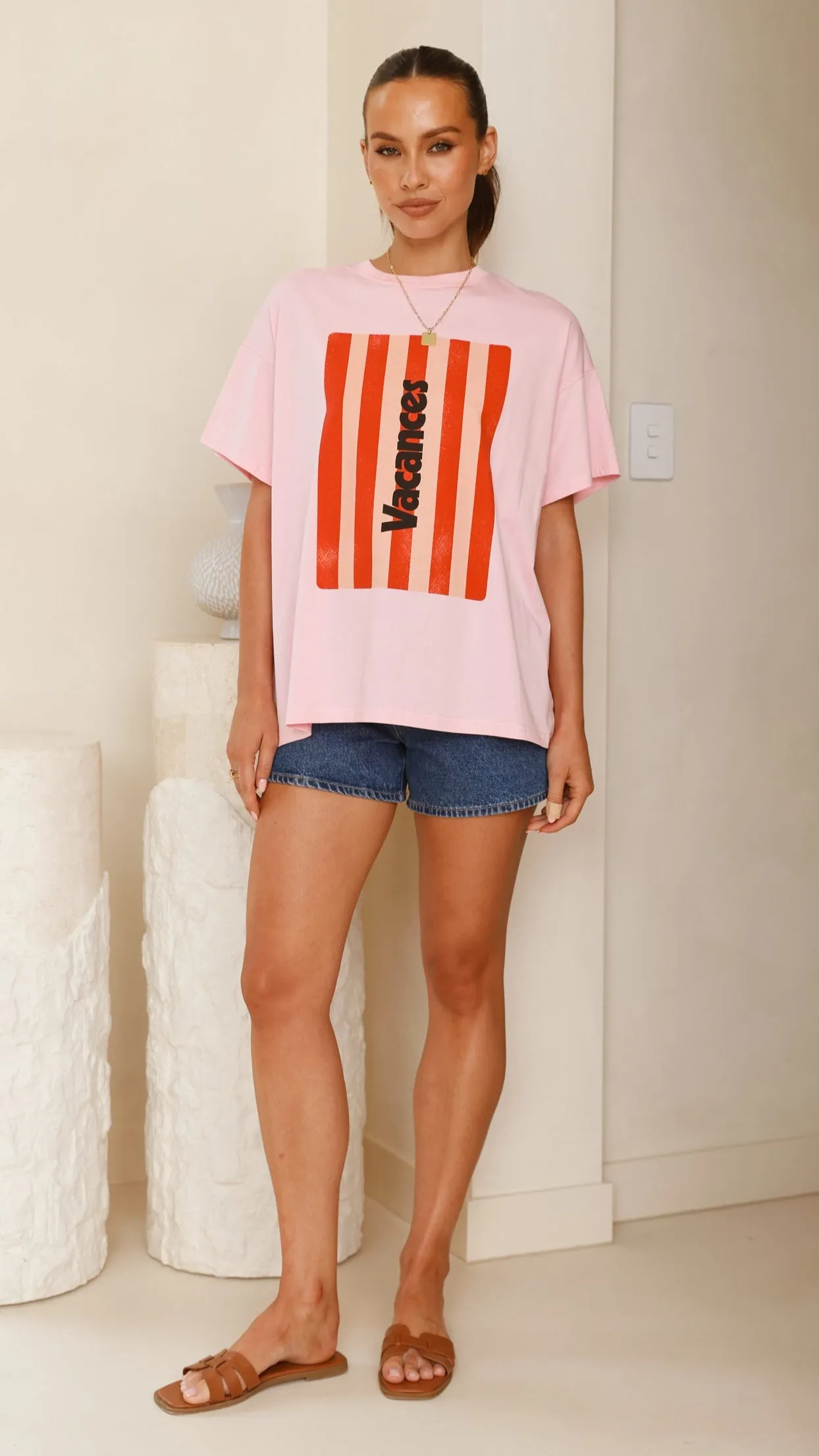 Vacances Tee - Pink