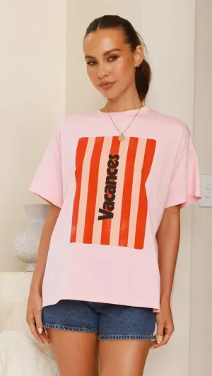 Vacances Tee - Pink