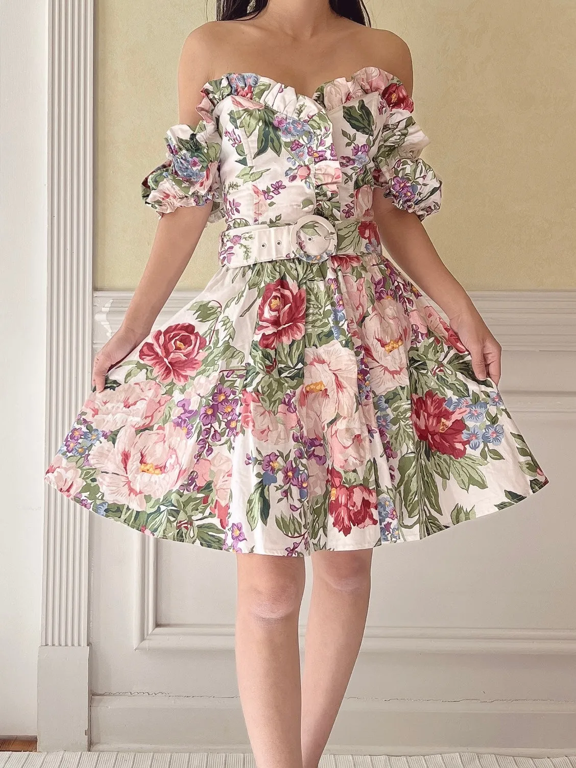 Vintage Cotton 2-Piece Set - XS