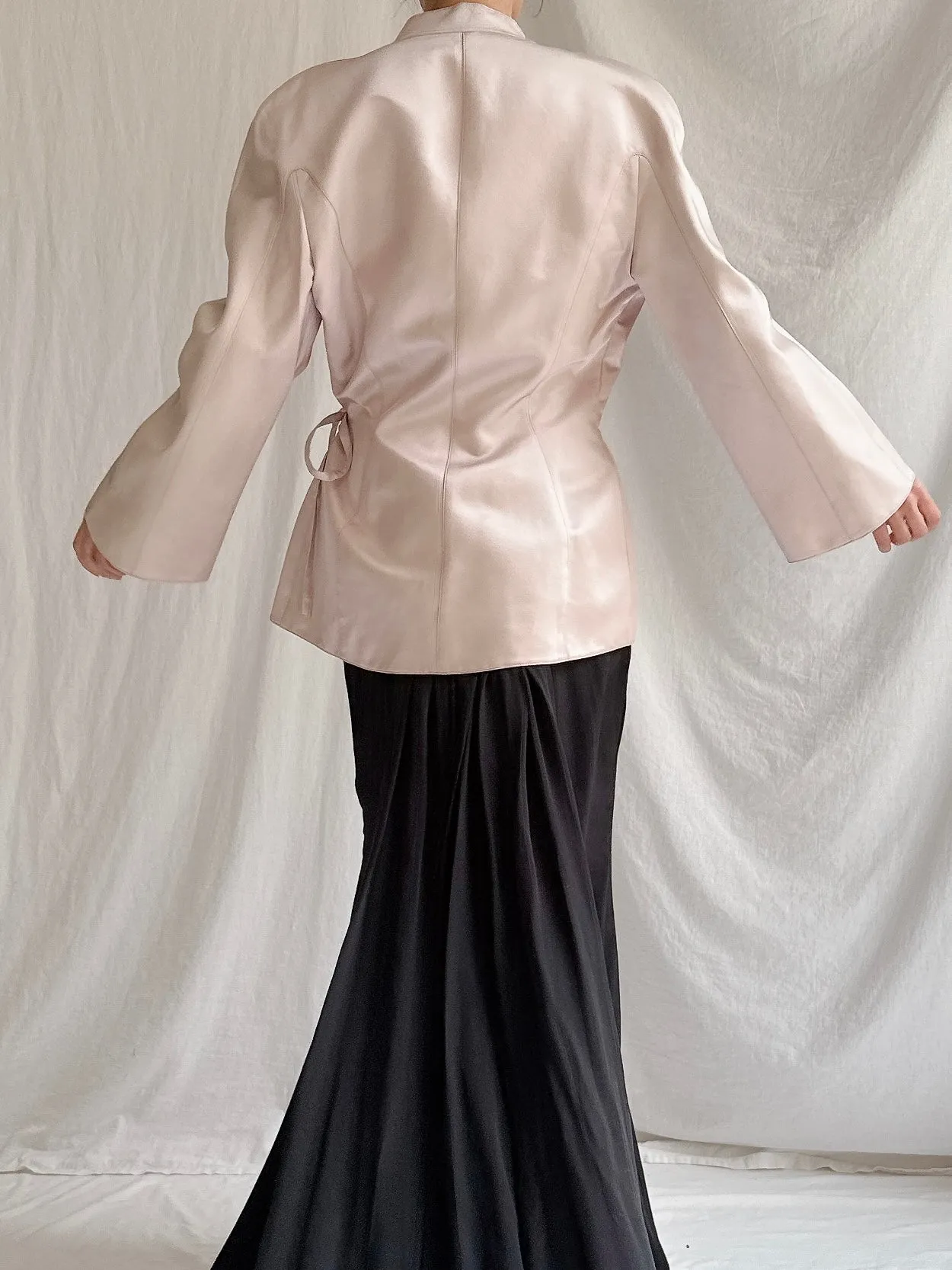 Vintage Thierry Mugler Couture Wrap Jacket - M/44