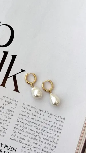 Waverly 18K Gold Earrings - Gold / Pearl