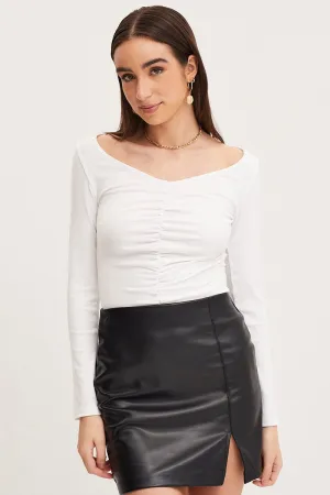 White T Shirt Long Sleeve