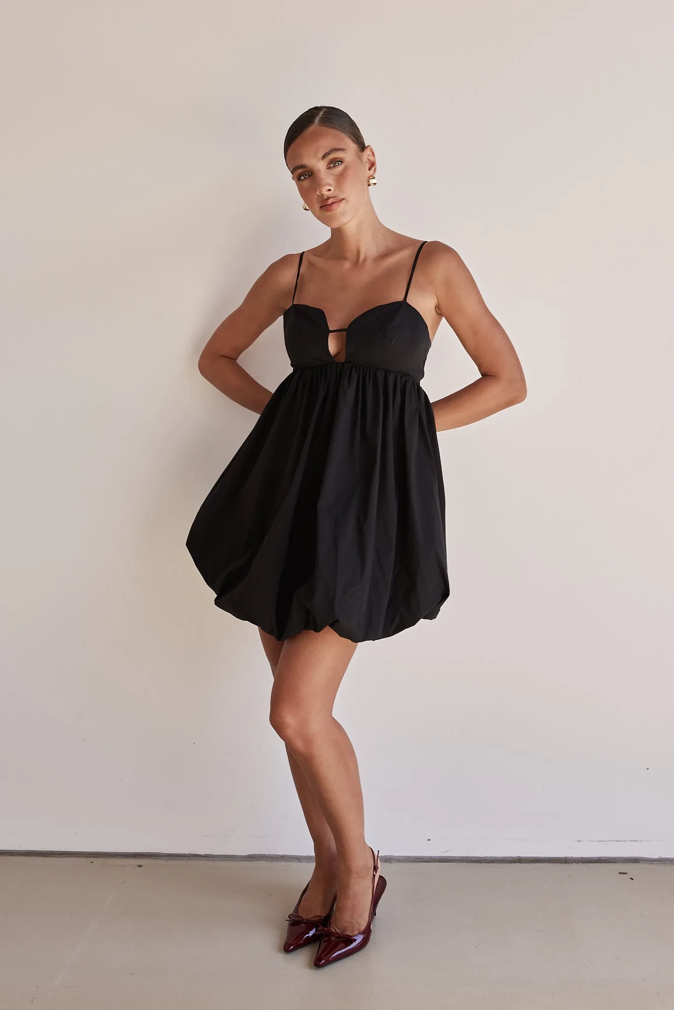 Xan Mini Dress (Black)