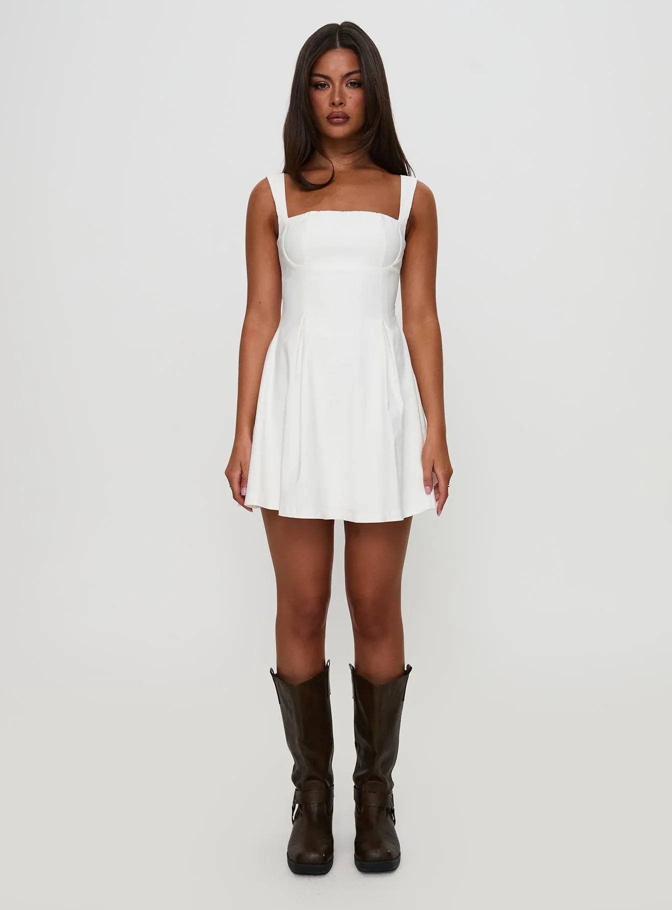 Xanthus Mini Dress White