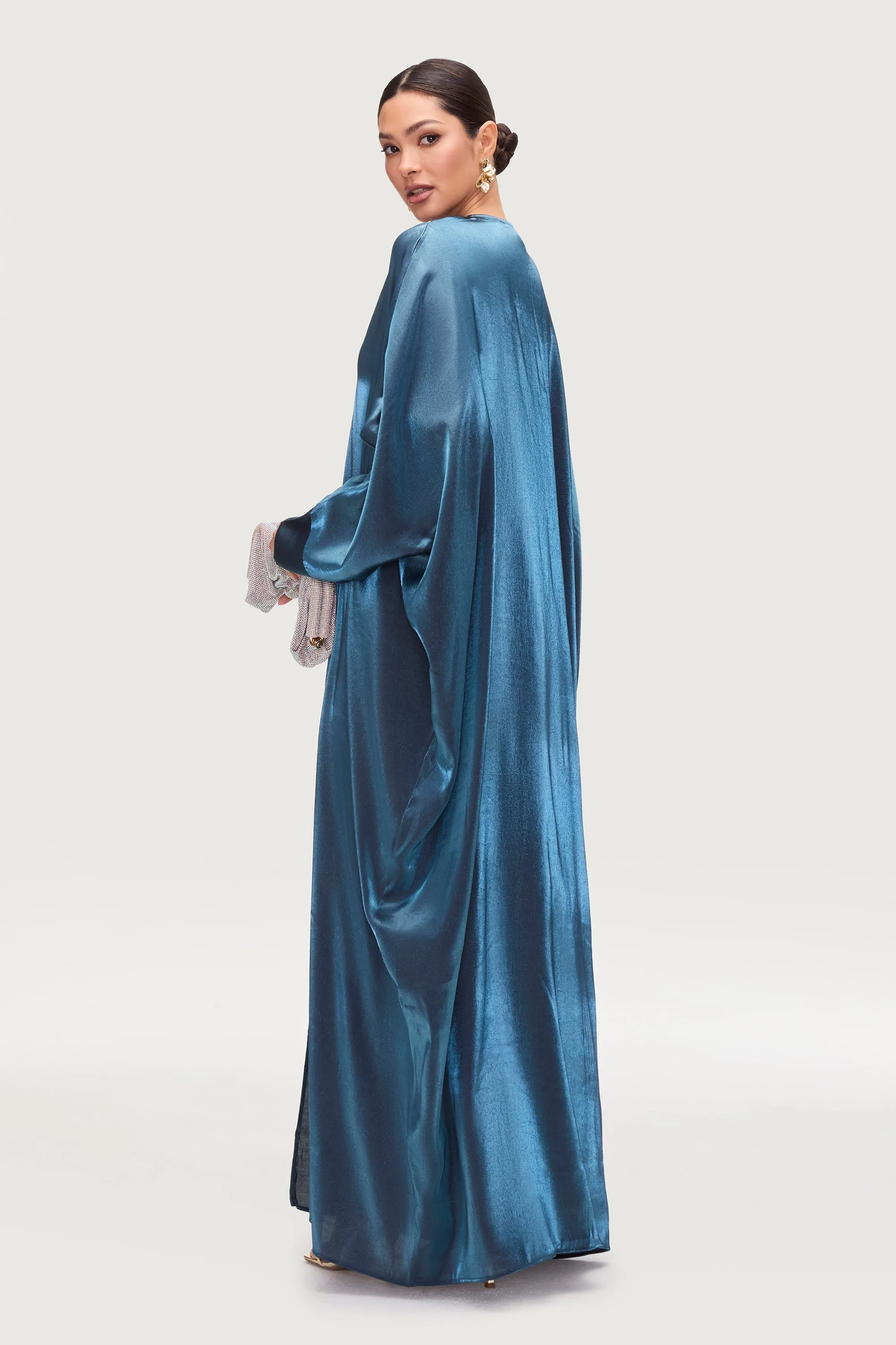 Zara Satin Open Abaya - Layl