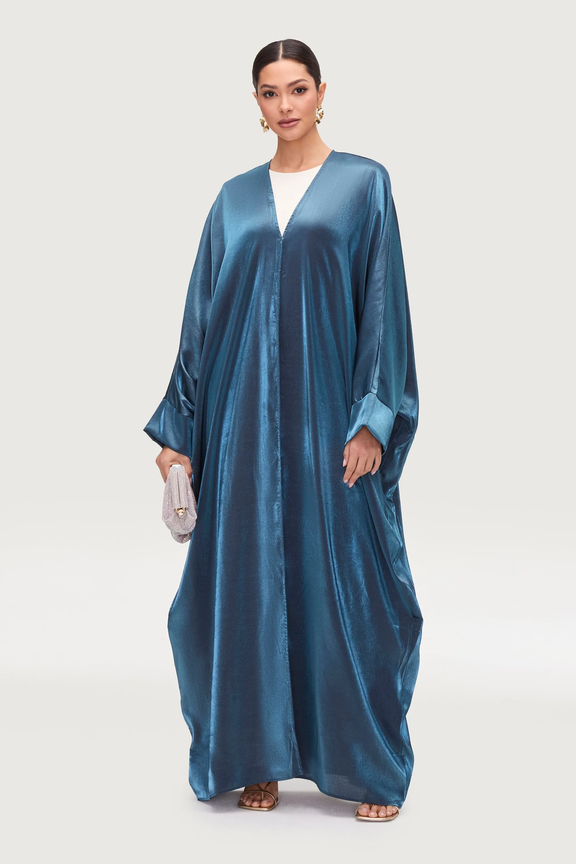 Zara Satin Open Abaya - Layl