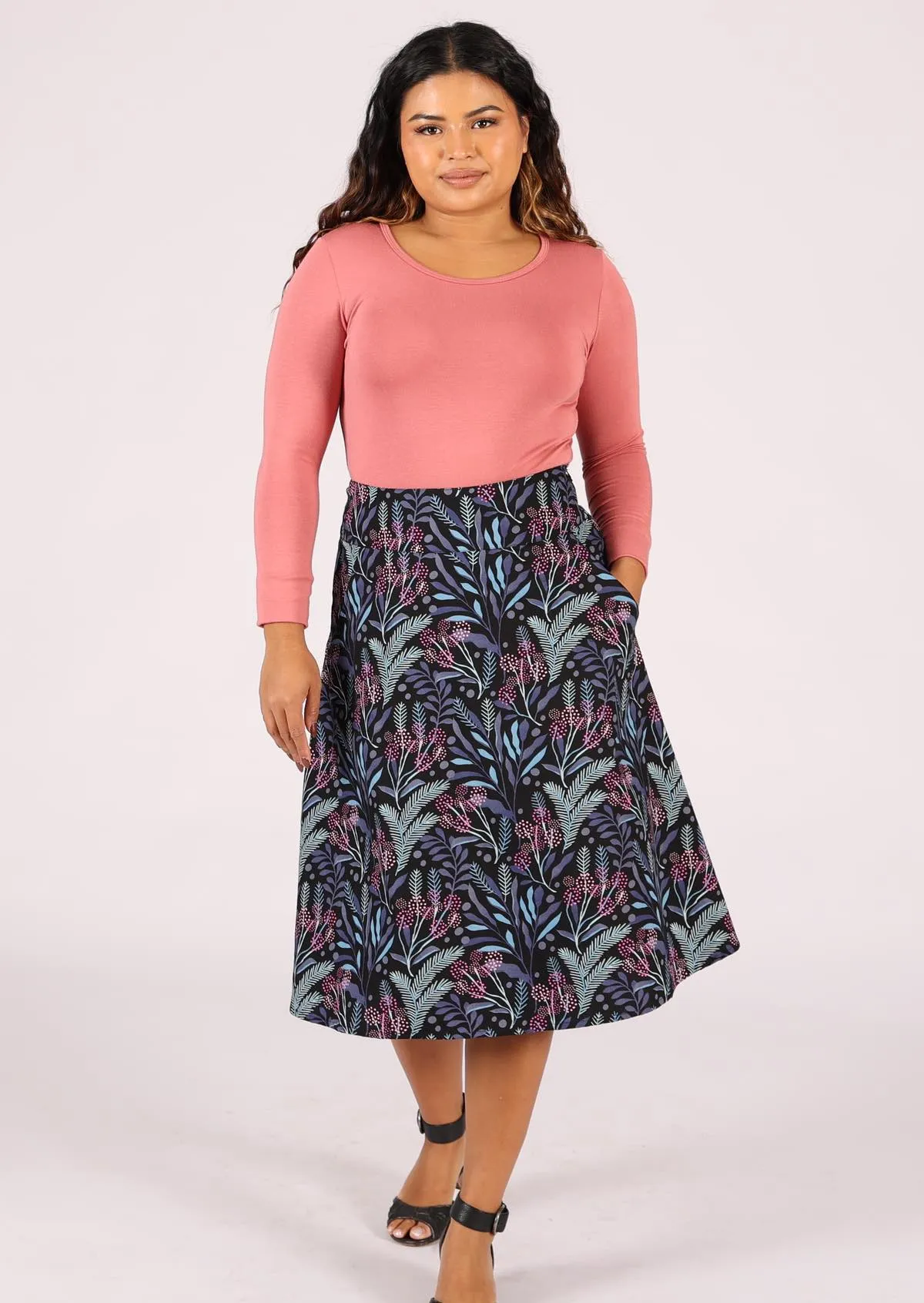Zarah Skirt Obsidian